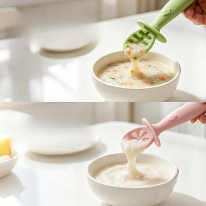 Vivuyo Silicone Baby Spoon Fork