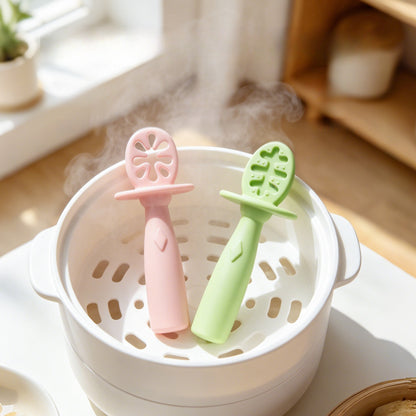 Vivuyo Silicone Baby Spoon Fork