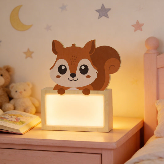Vivuyo Wooden Animal Night Light