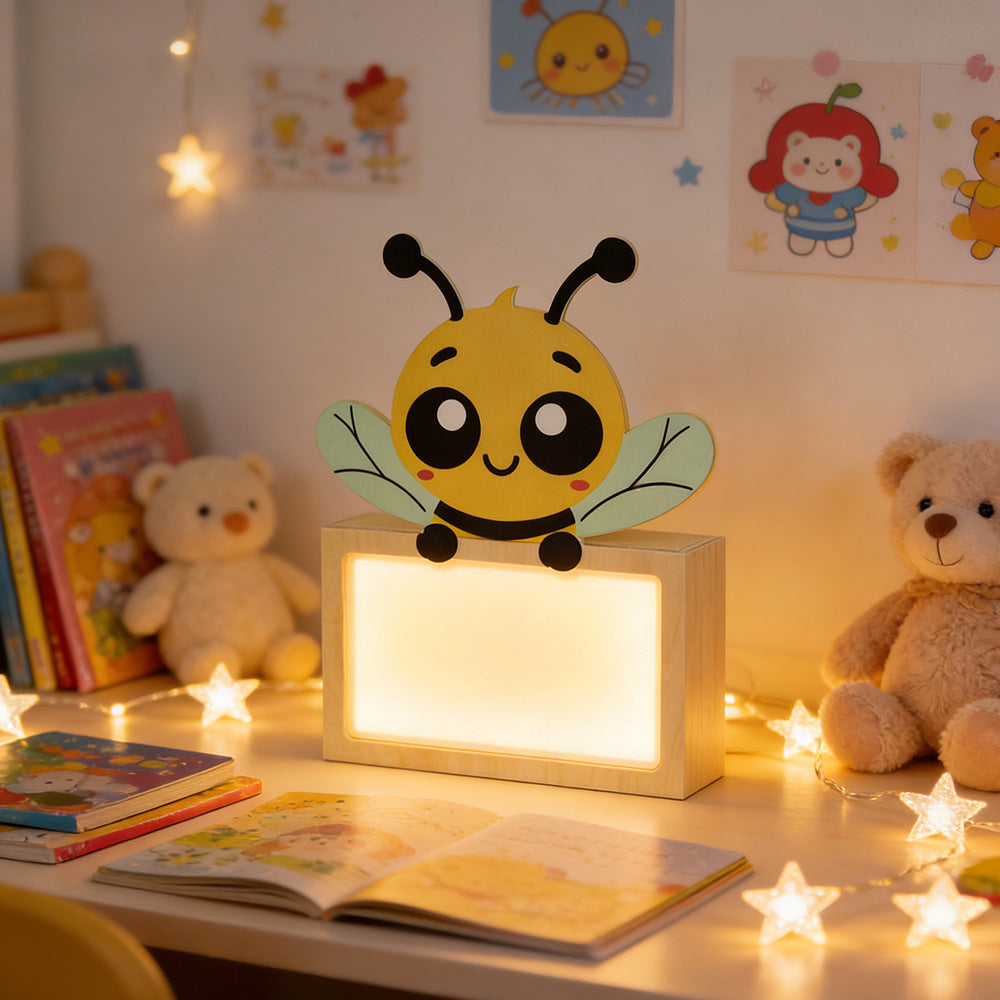 Vivuyo Wooden Animal Night Light